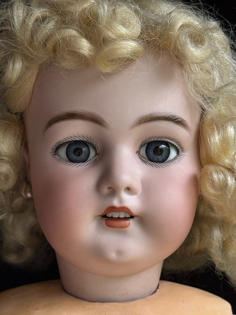 Large Antique German 30” Simon Halbig Dep 1079 Bisque Head Doll