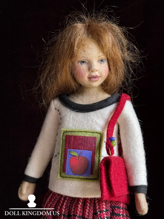 Collectible 8.5” Maggie lacono First Day of School Doll MIB
