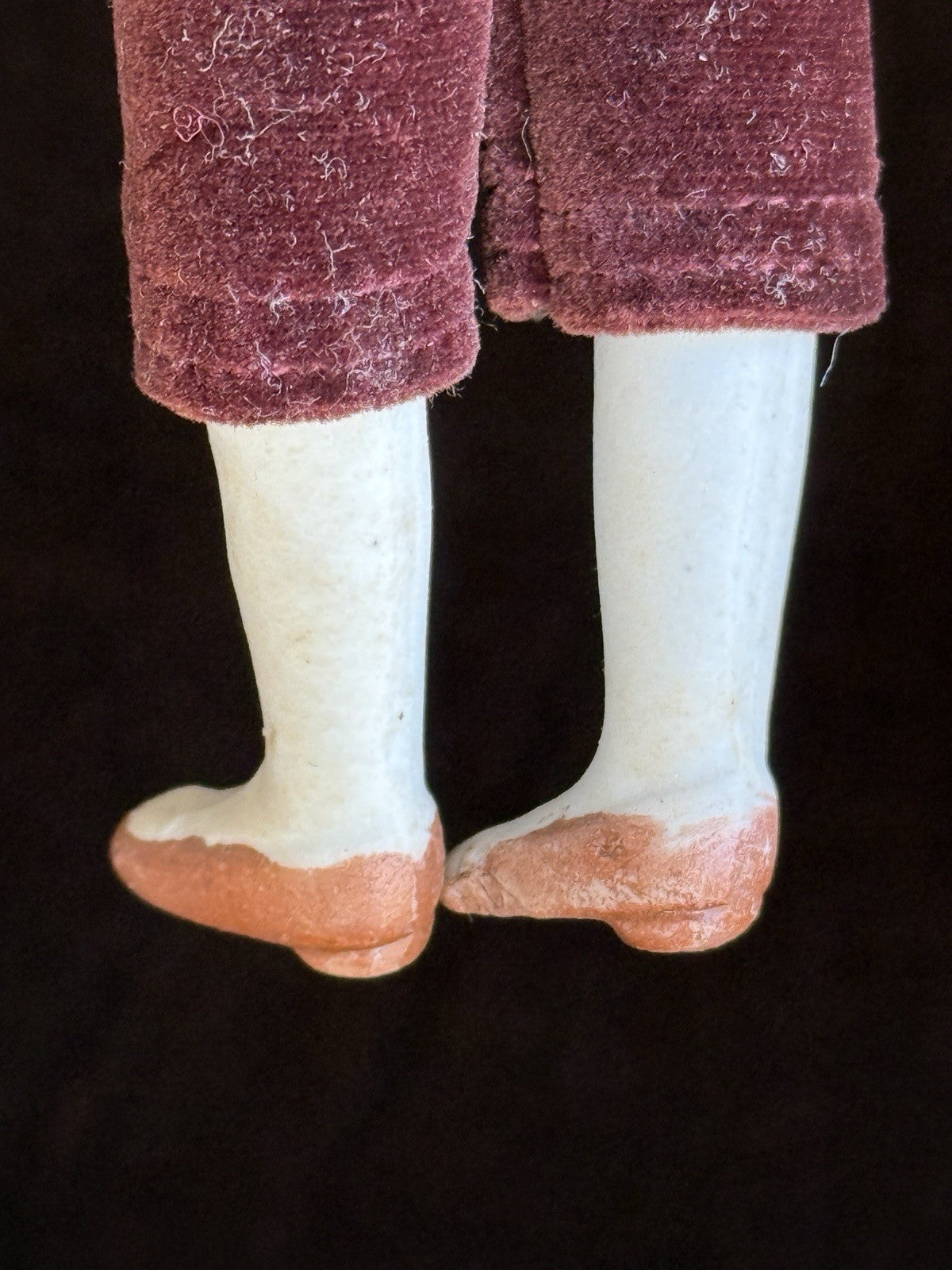 Lot of 2 Vintage Miniature 7.25” Made in Japan Bisque Head Dolls