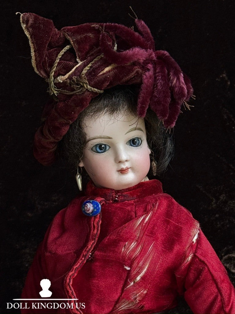 Antique French 17” Jumeau Poupee Bisque Head Fashion Doll