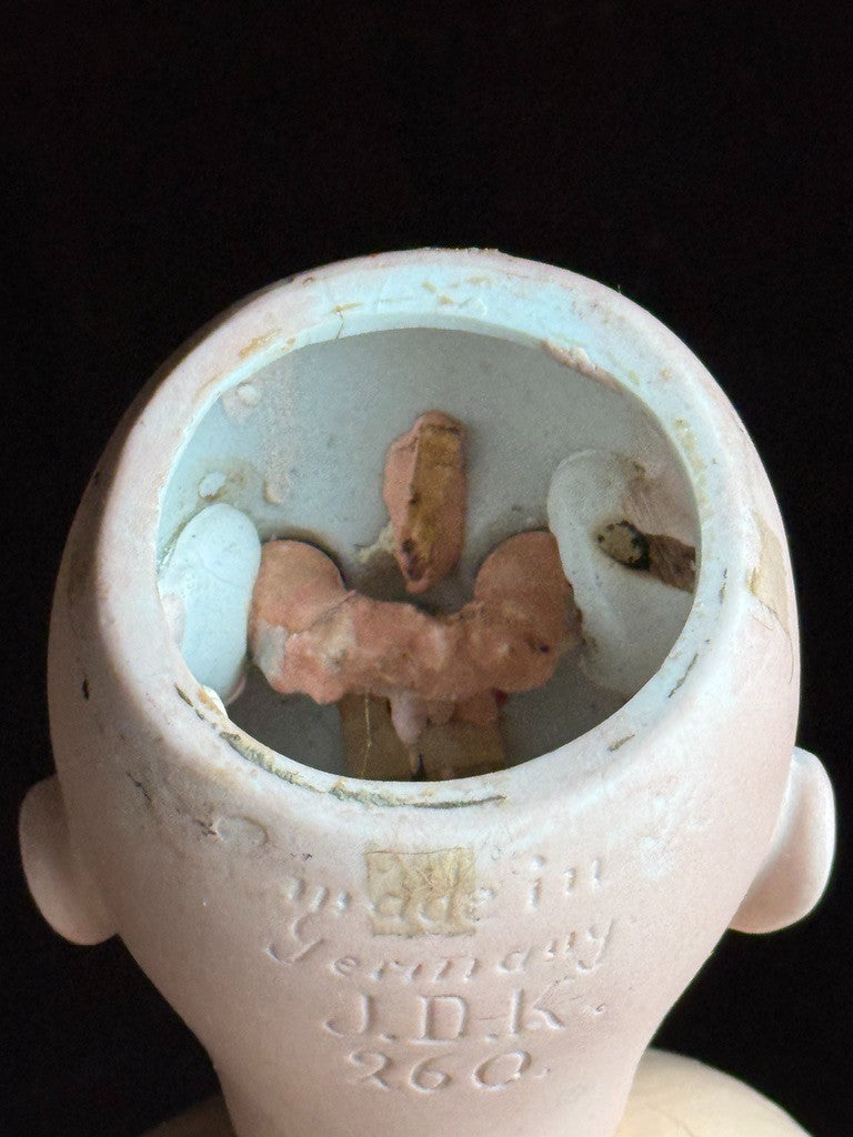 Antique German 17” Kestner JDK 260 Bisque Head Toddler Doll