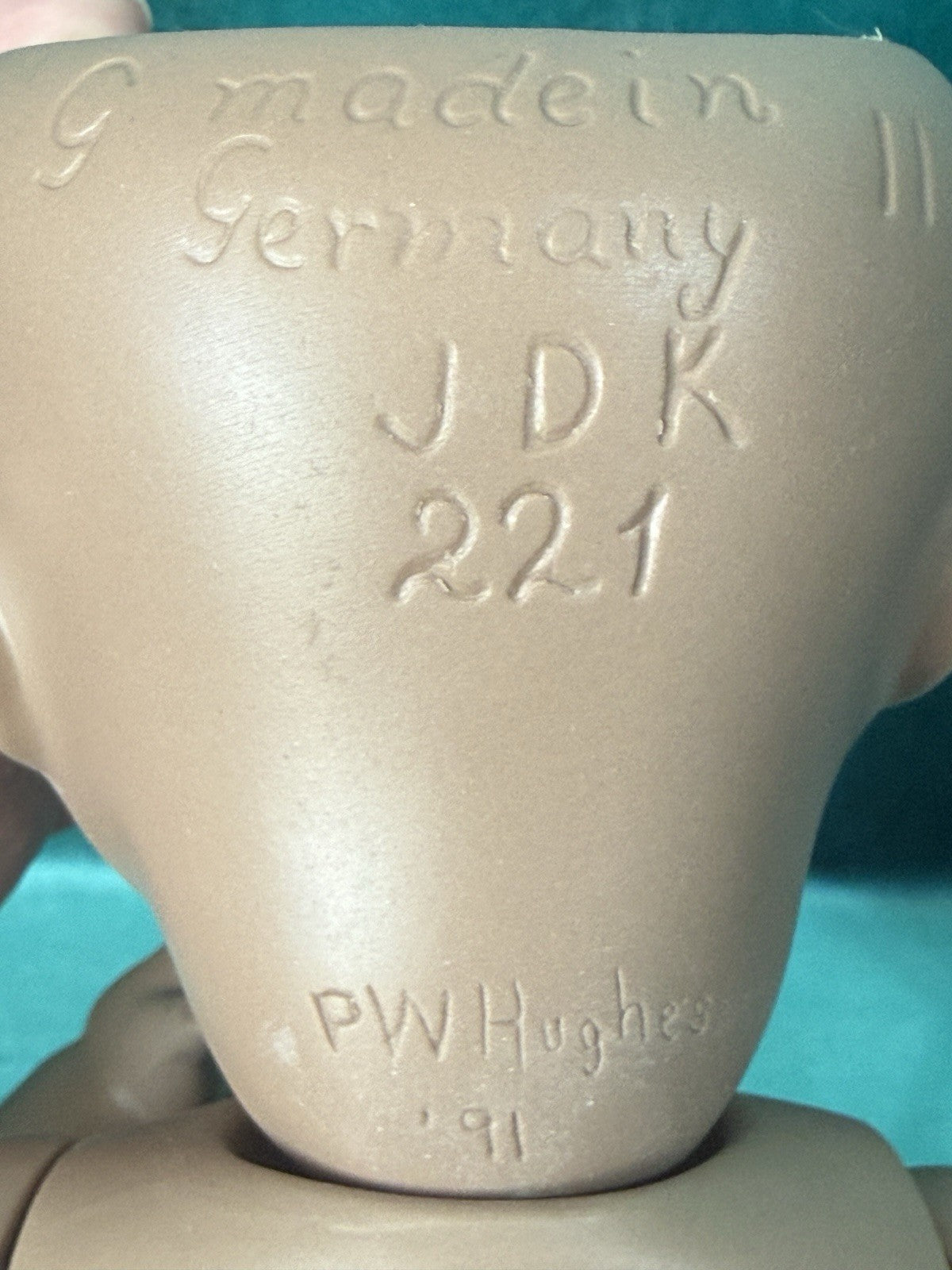 Vintage Reproduction of Antique German JDK 221 Googly Eyes 16” Doll