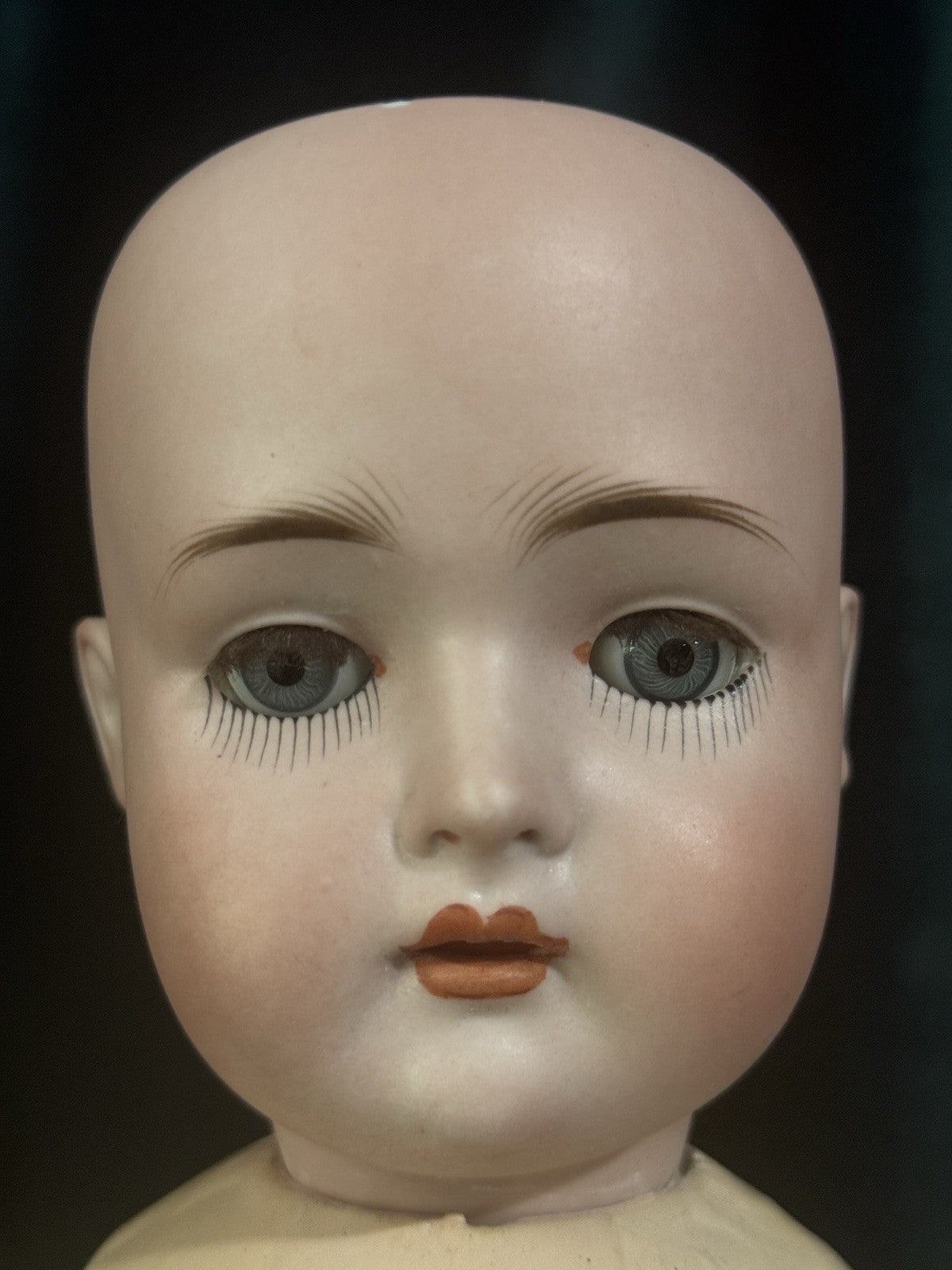 Antique German Hertel, Schwab (?) Mold 136/10 Bisque Head 18” Doll