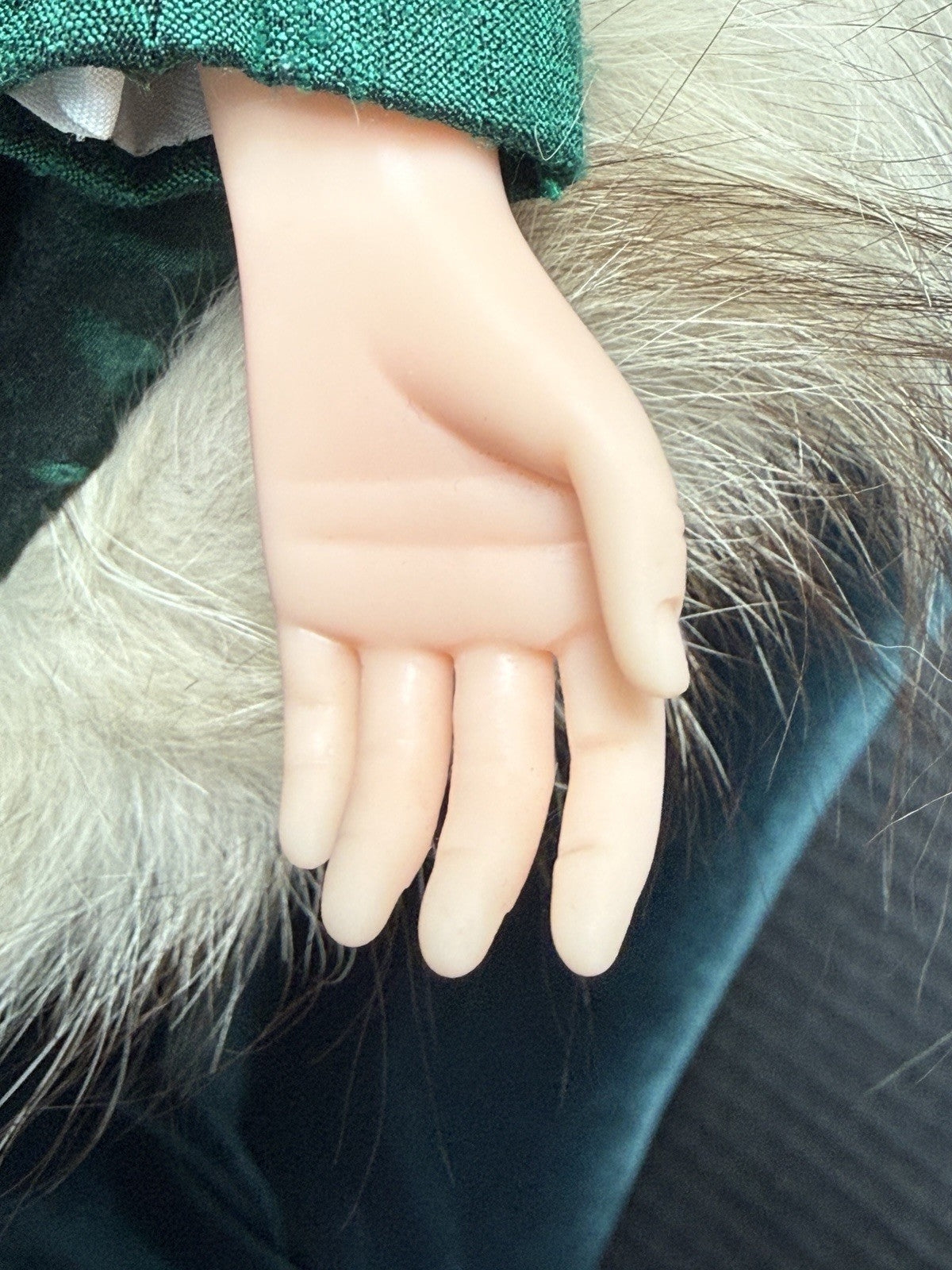 Madame Alexander Cissy Doll In Endora (?) Bewitched Outfit and Real Fur