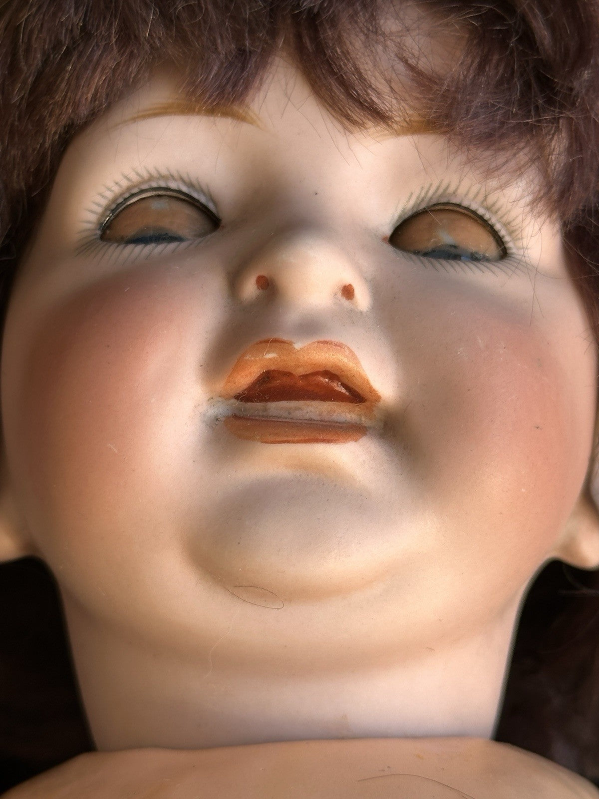 Antique German 14.5” JDK Kestner 211 Bisque Head Doll Toddler Composition Body