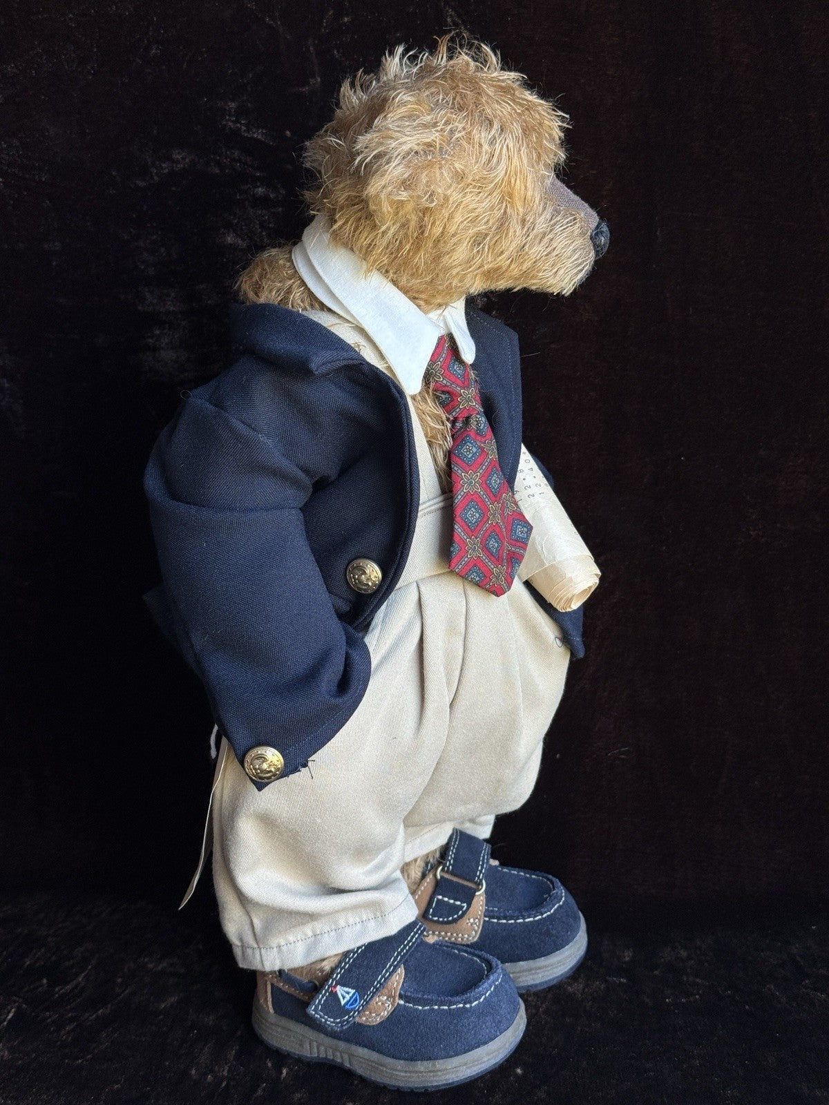 OOAK (?) Artist 16.5” Mohair PCA Character Teddy Bear