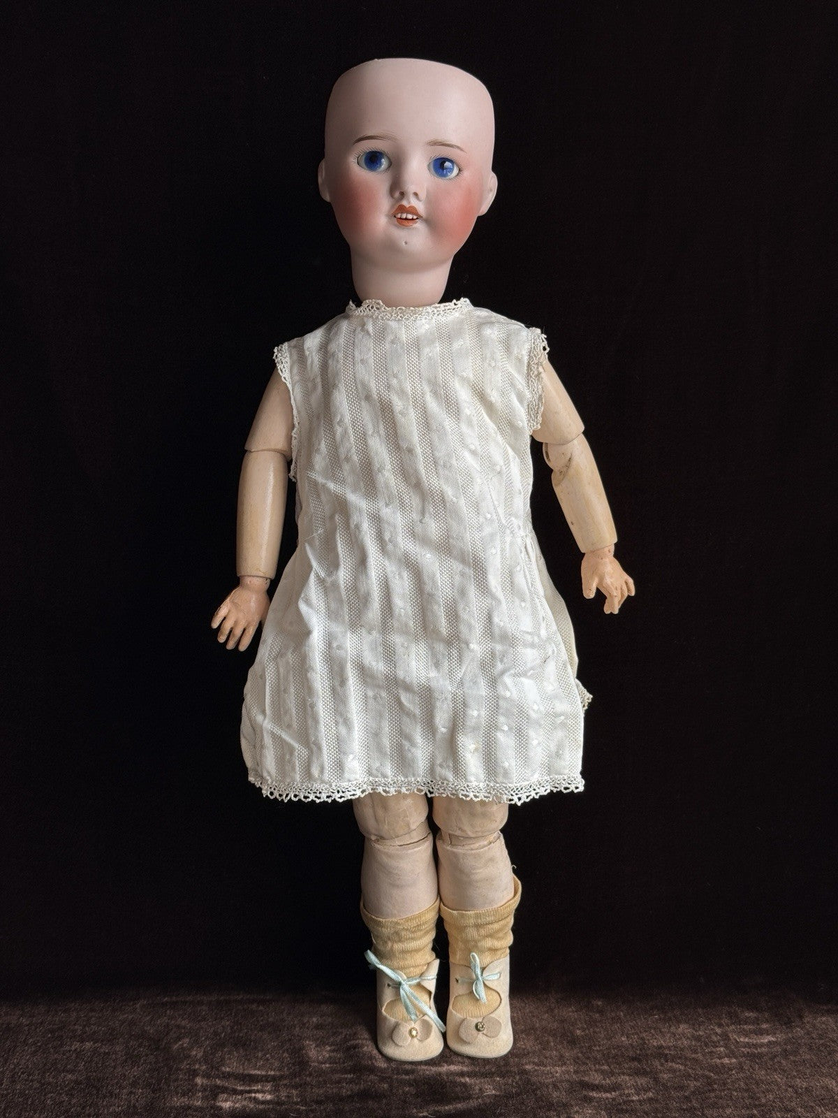 Antique French 20” SFBJ 60 Bisque Head Doll