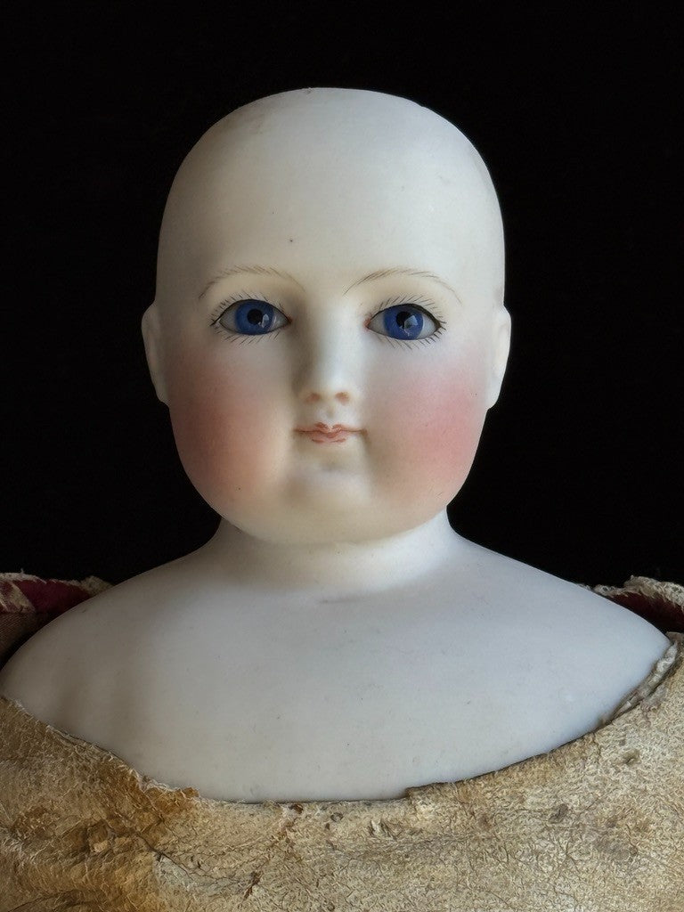 Antique French 18" Barrois Bisque Shoulder Head Fashion Doll