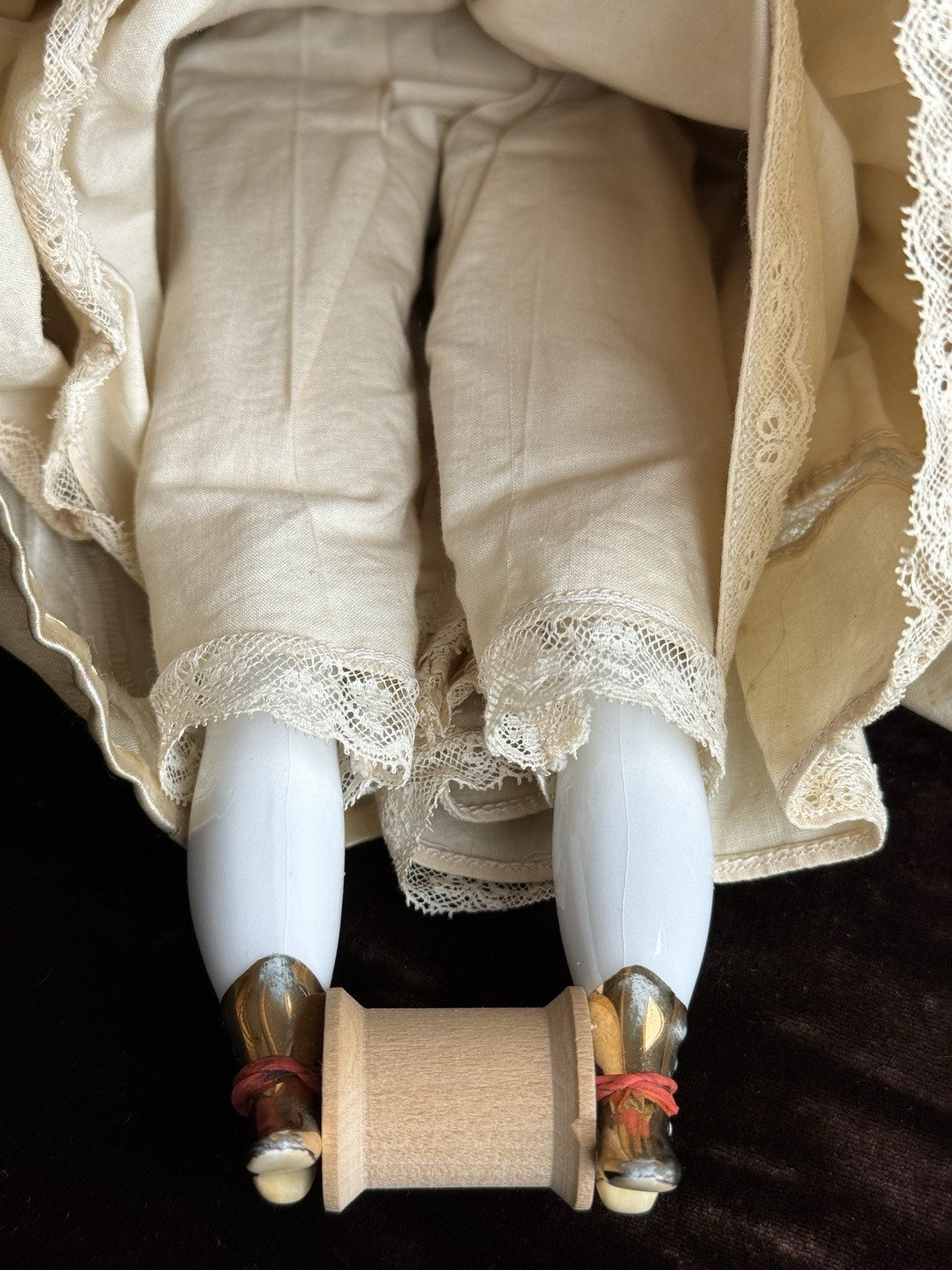 Antique 14” Made in Japan China Shoulder Head Bride Doll