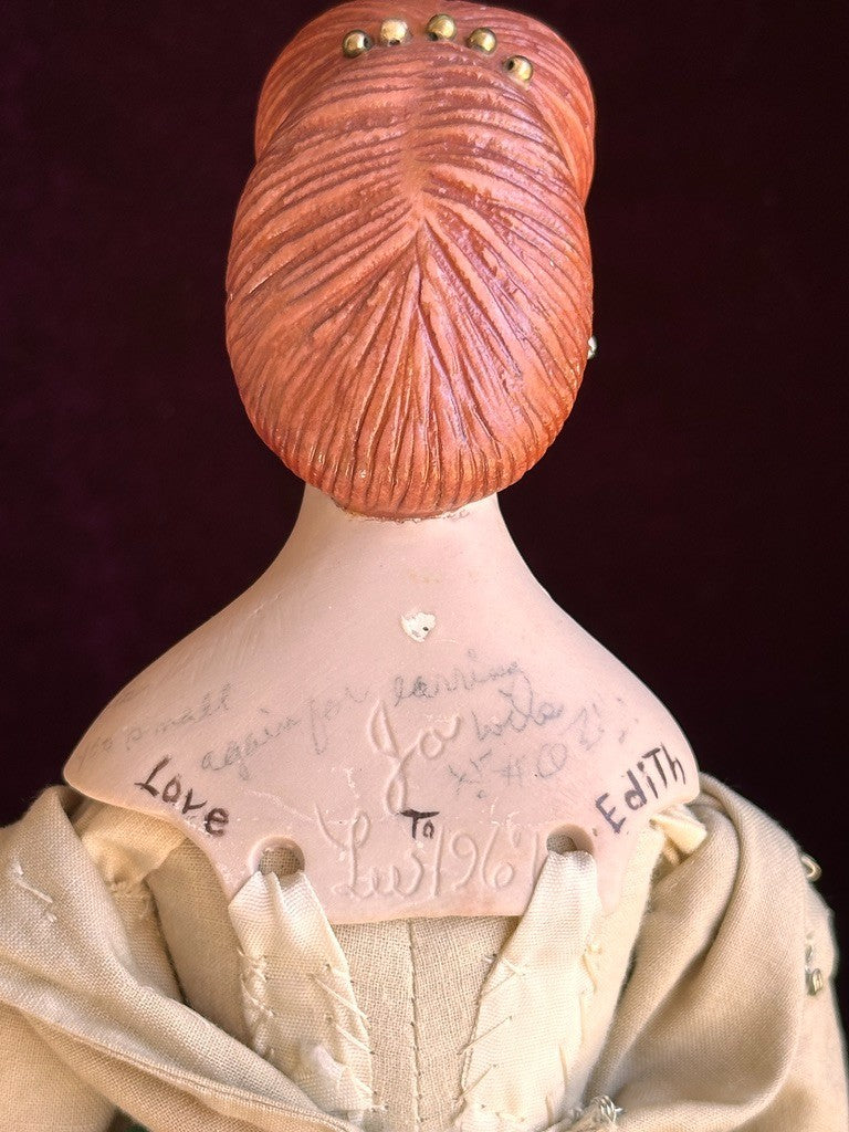 Vintage 1969 Original Artist Mold 14" Porcelain Cloth Doll