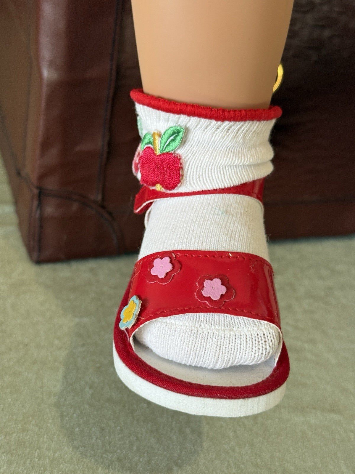 Porcelain 28” Doll “Cutie Fruities-Apple” by Monika Levenig LE 250 Tag/COA