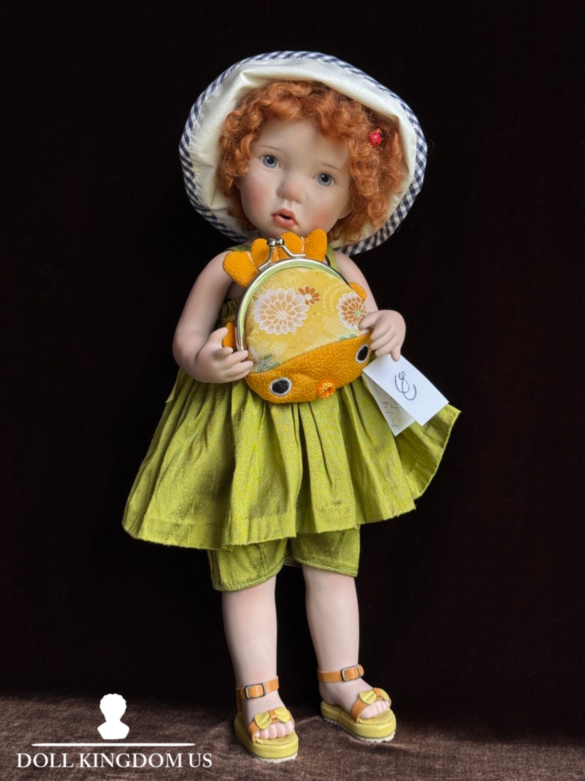 Artist Porcelain Cloth 16” Doll Ruby by Verena Eising LE 15 with Tag