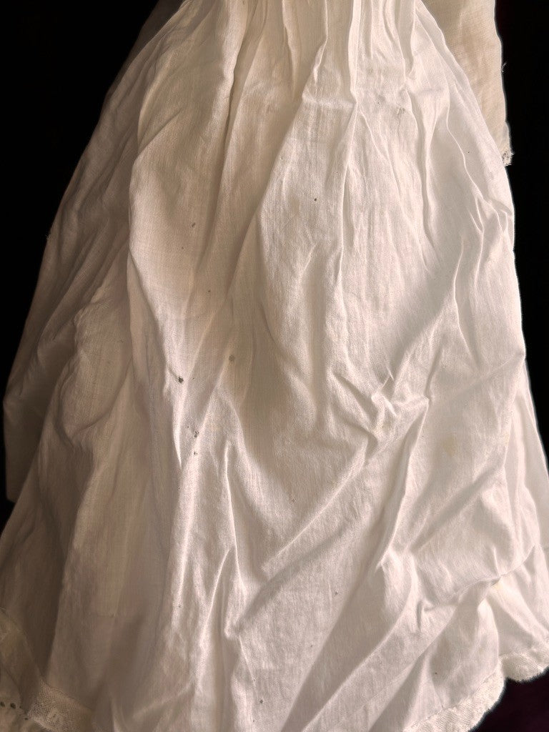 Antique German 26” Dressel Marked Holz-Masse Papier Mache Head Cloth Body Doll