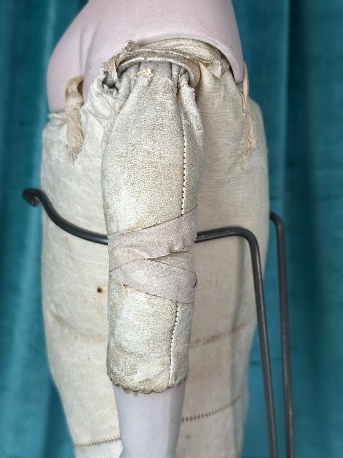 Antique German Kestner Alphabet Series C Bisque Shoulder Head 25” Doll