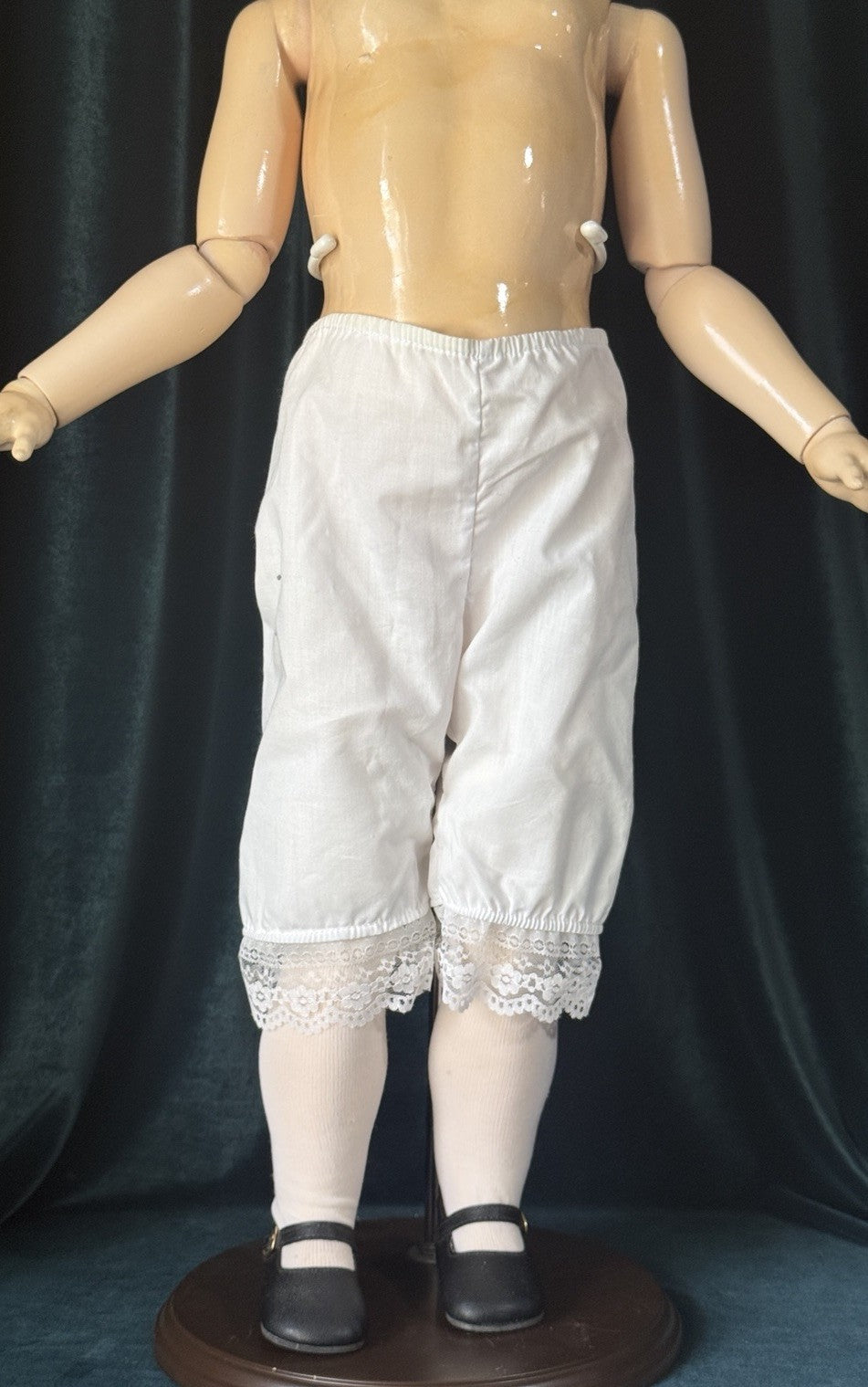 Antique German 27” Adolf Wislizenus Doll Bisque Head Composition Body
