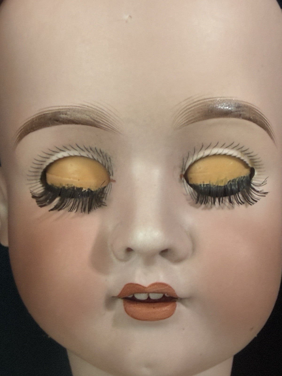 Antique German Schoenau & Hoffmeister 1906 Bisque Head Composition Body 28” Doll