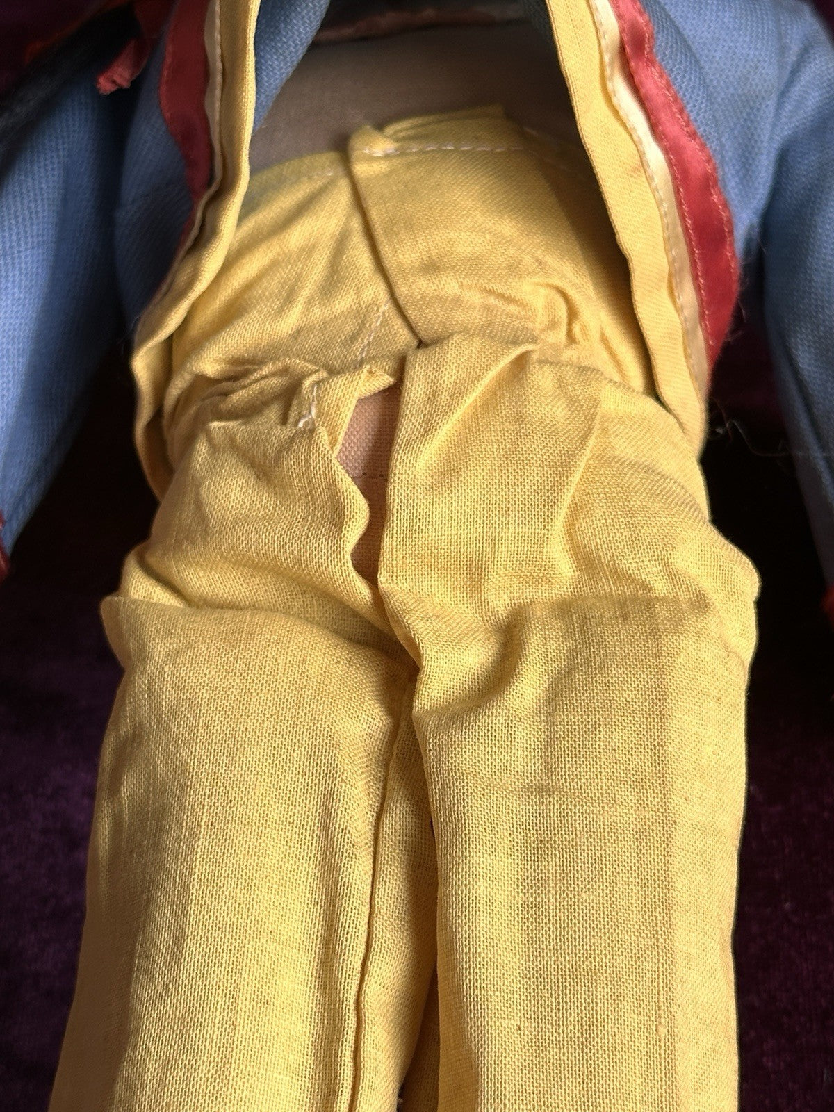 Rare Antique 13” German (?) Papier-Mâché/Composition/Cloth Oriental Asian Doll