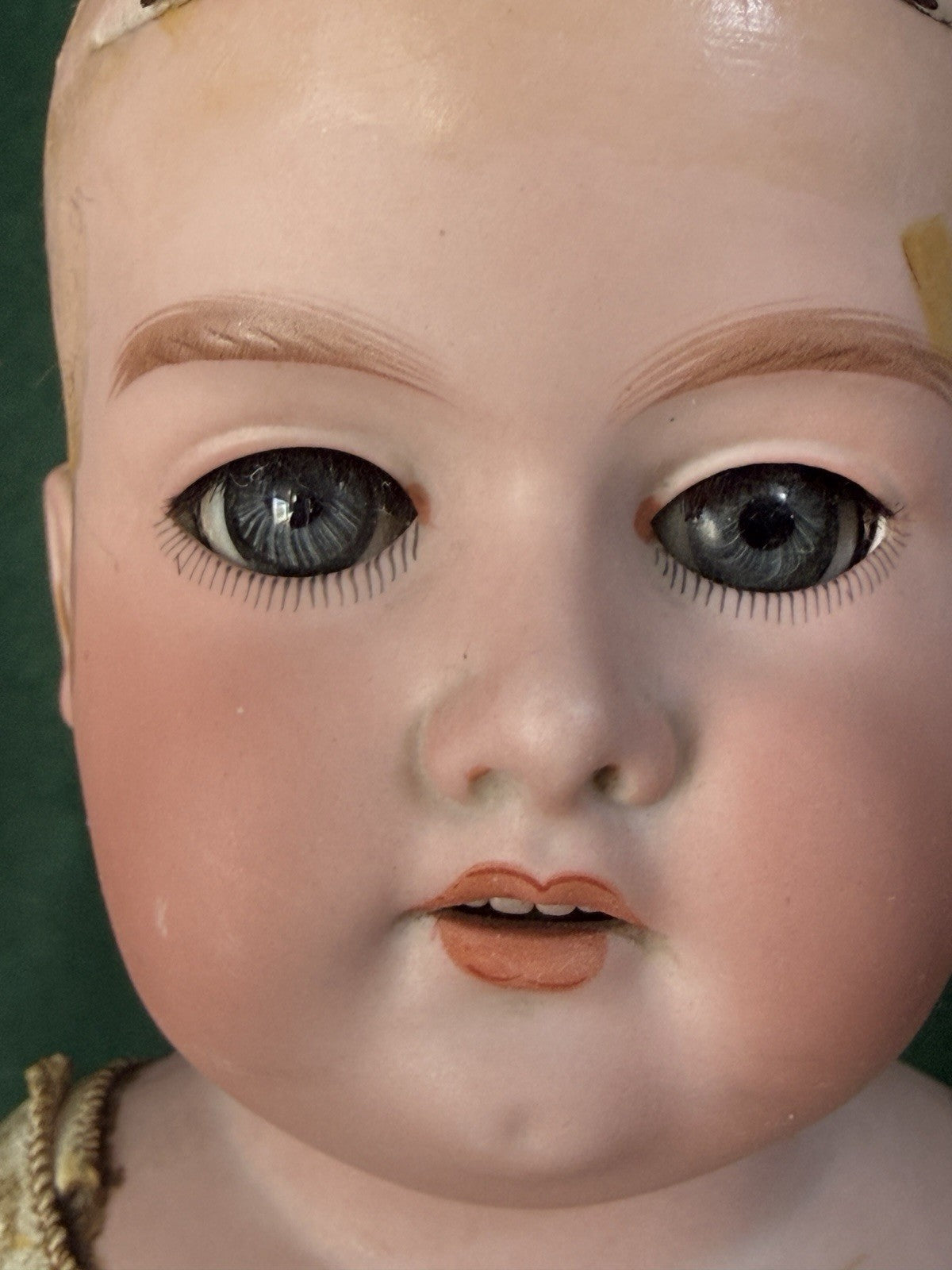 Antique German Armand Marseille 201013 Cryer Arabesque 18” Doll