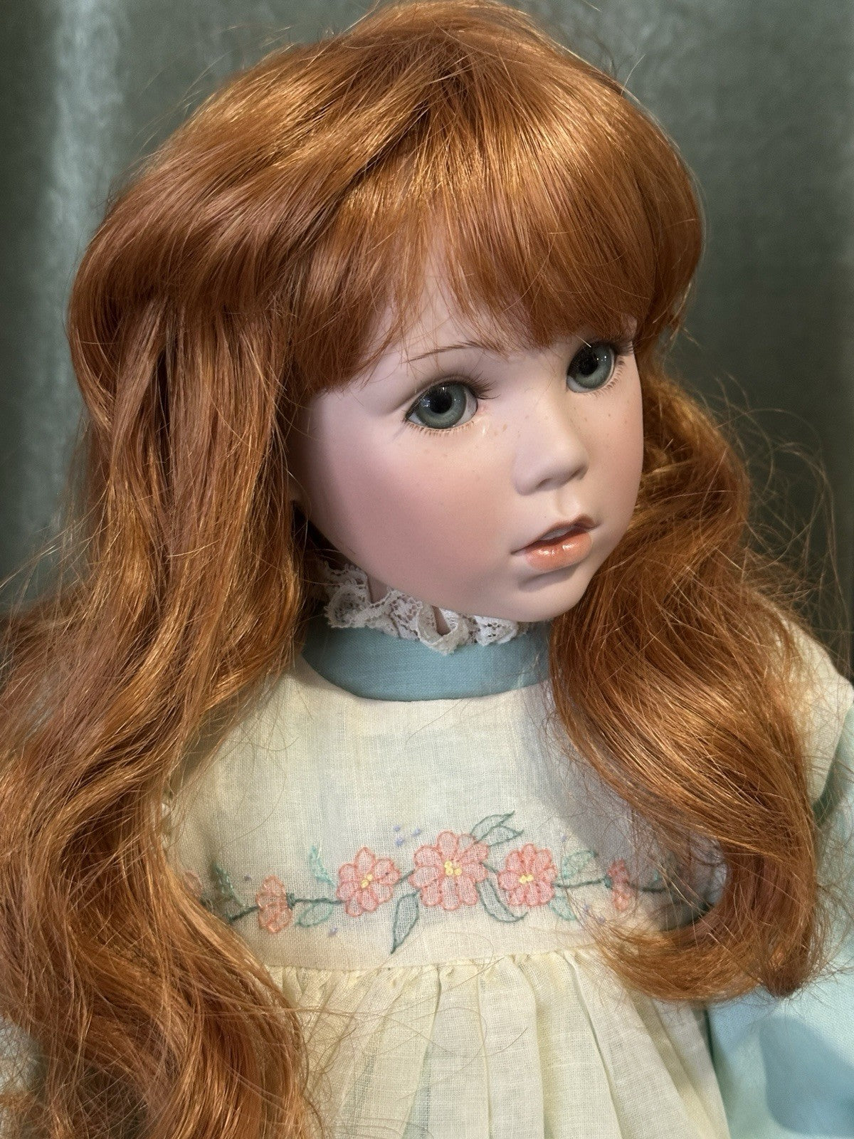 Collectable Elke’s Original Porcelain 24” Doll “Aurora” Box/COA/Book LE 47/250