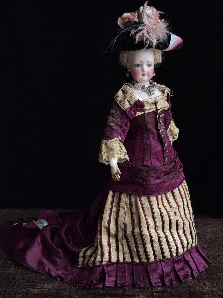 Antique French 16” Jumeau/Gaultier Bisque Head Fashion Poupee Bebe Doll
