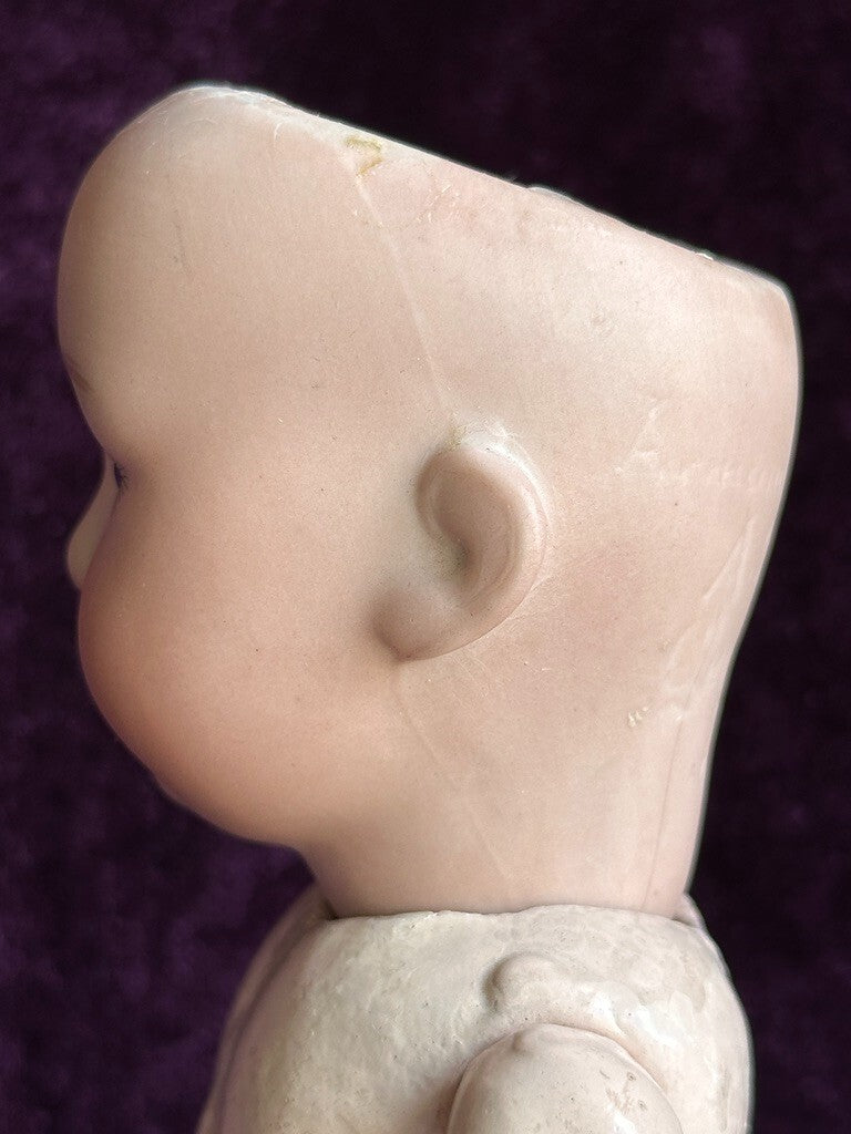 Antique German 9.5” Armand Marseille 975 Bisque Head Toddler Doll