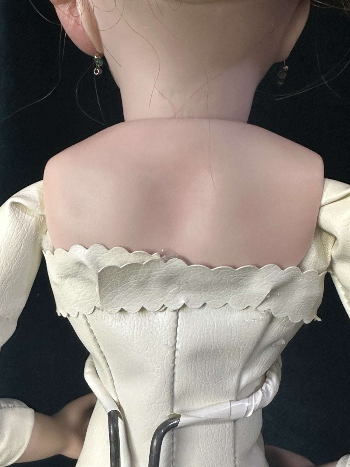 Artist Reproduction of Antique French Bru Jne 16” Doll Porcelain Head