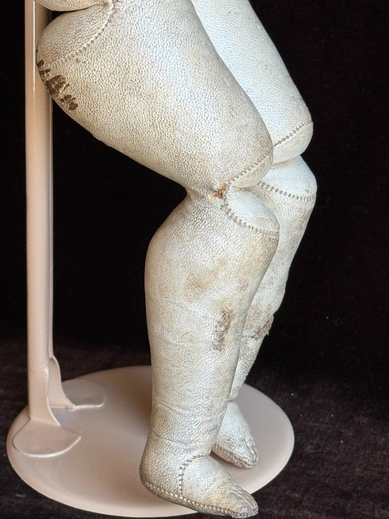 Antique French 18" Barrois Bisque Shoulder Head Fashion Doll
