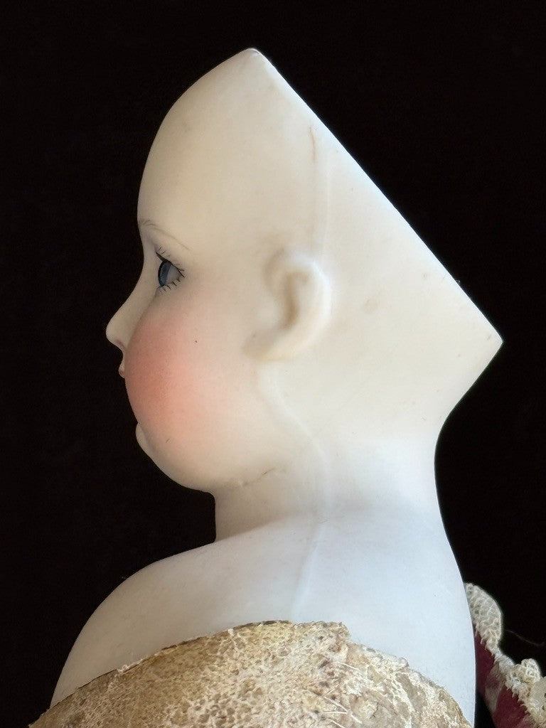 Antique French 18" Barrois Bisque Shoulder Head Fashion Doll