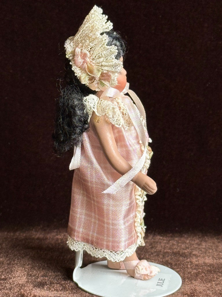 Miniature Cathy Hansen 4” Porcelain Repro of Antique French Mignonette Doll