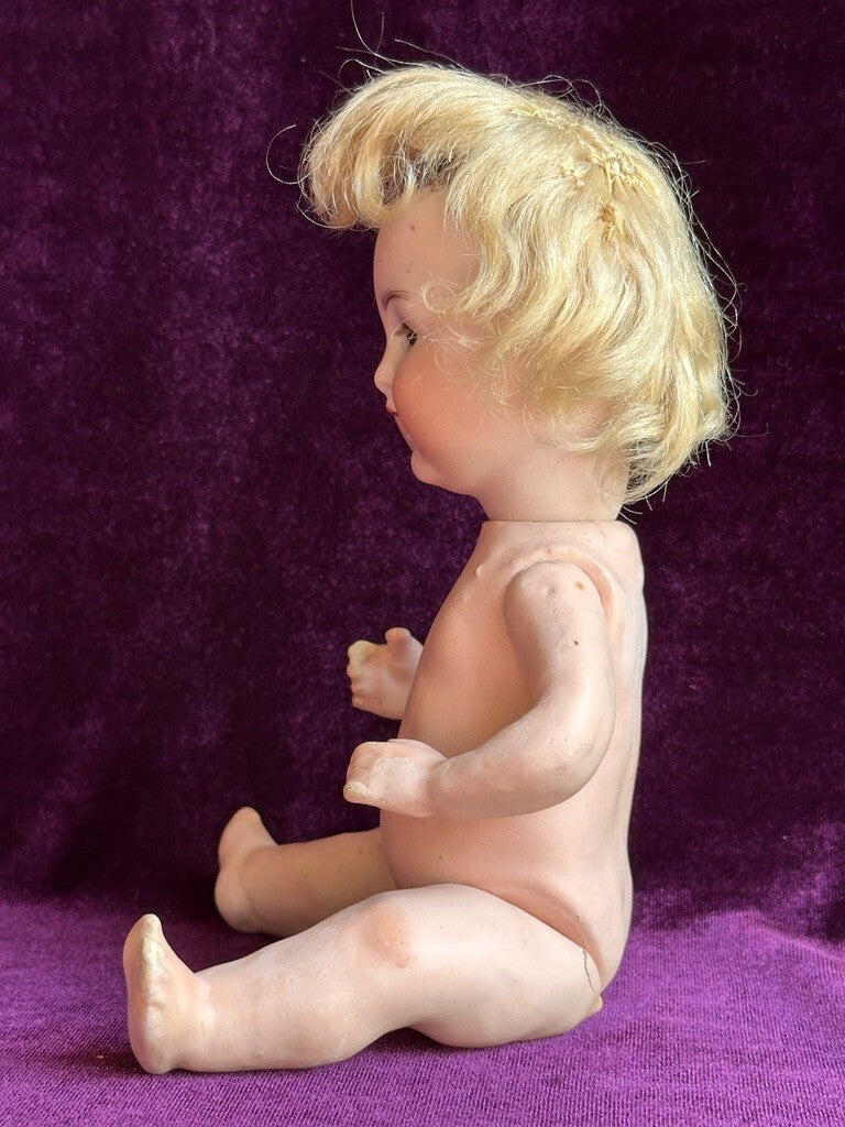 Antique German 8” Alt Beck Gottschalk Bisque Head 1361 Bisque Head Baby Doll
