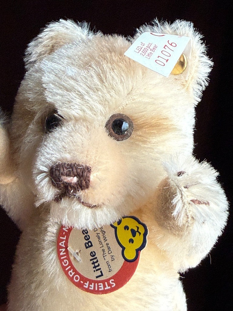 Haut Melton Wintertime Edith The Lonely Doll Little Bear Steiff Set New in Box