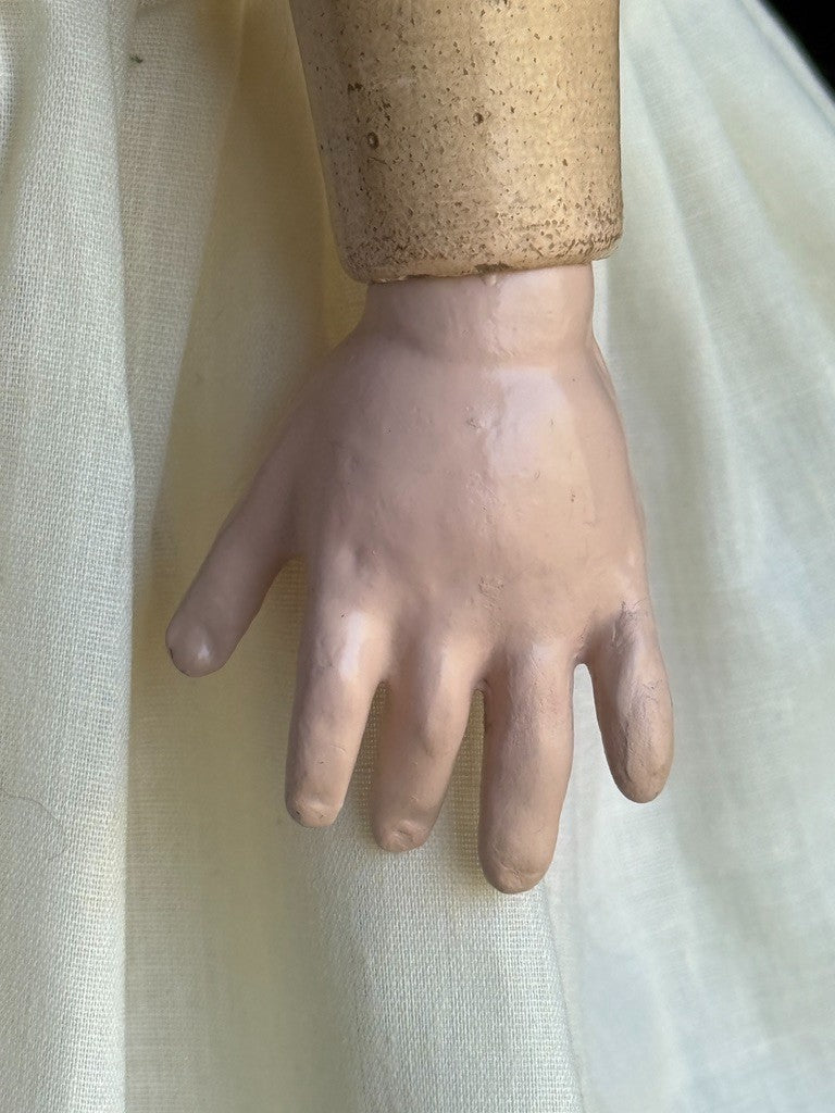 Antique German 24” C.M. Bergmann Waltershausen 1916 Bisque Head Doll