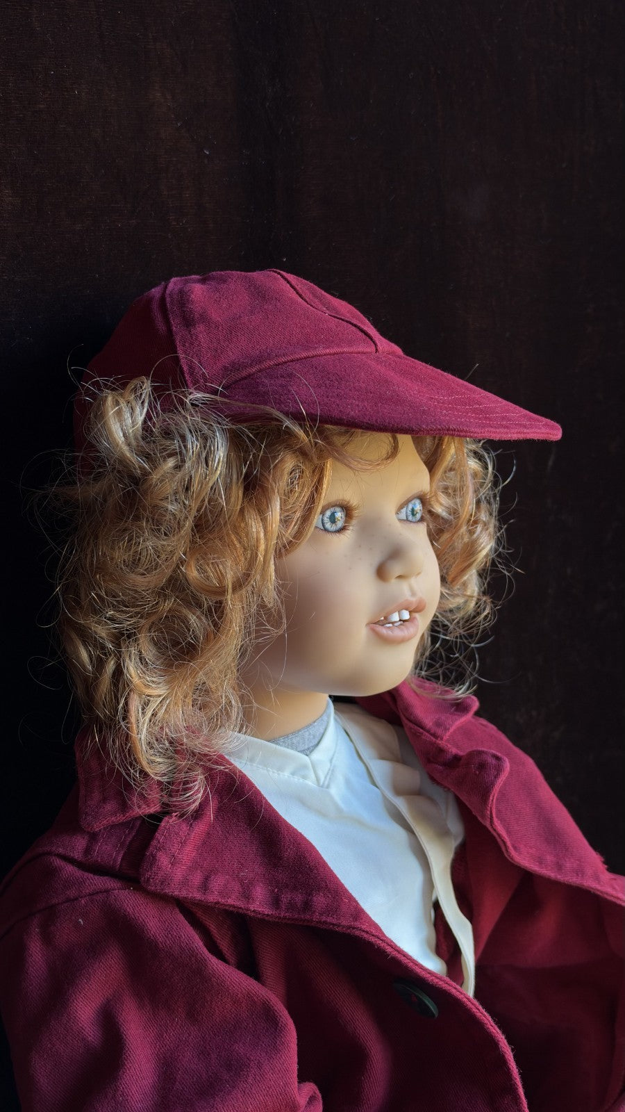Collectible Annette Himstedt 33” Vinyl Doll Akki Boy from Finland New in Box