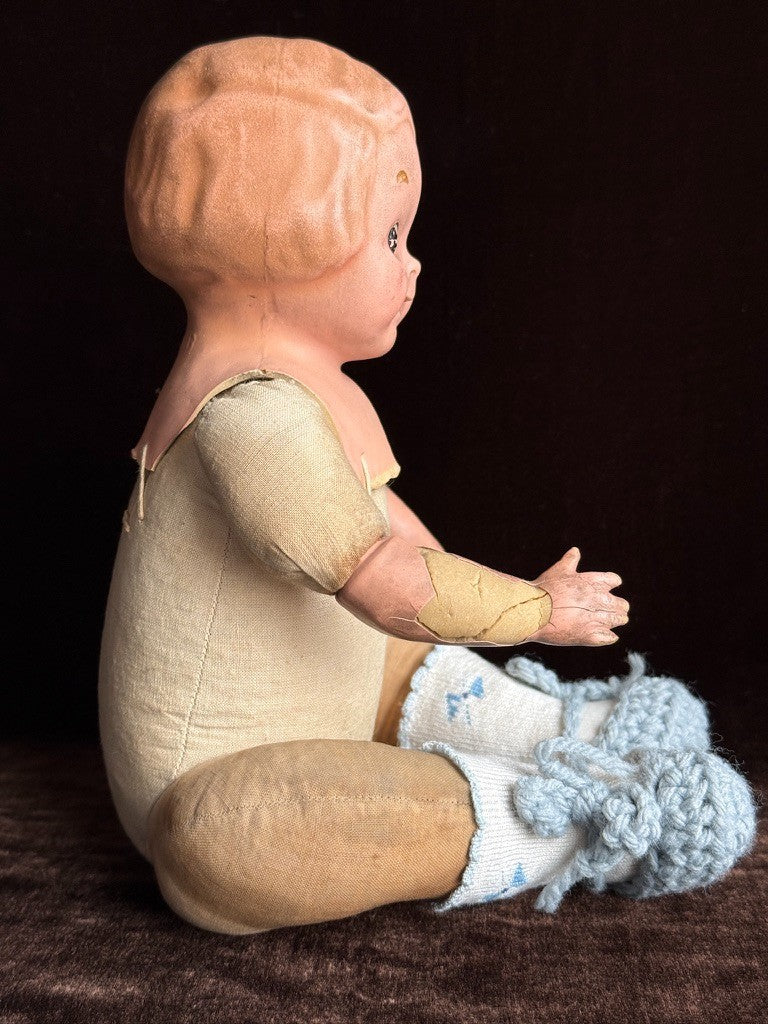 Early Original Horsman 12" Composition Cloth Campbell Kid Doll