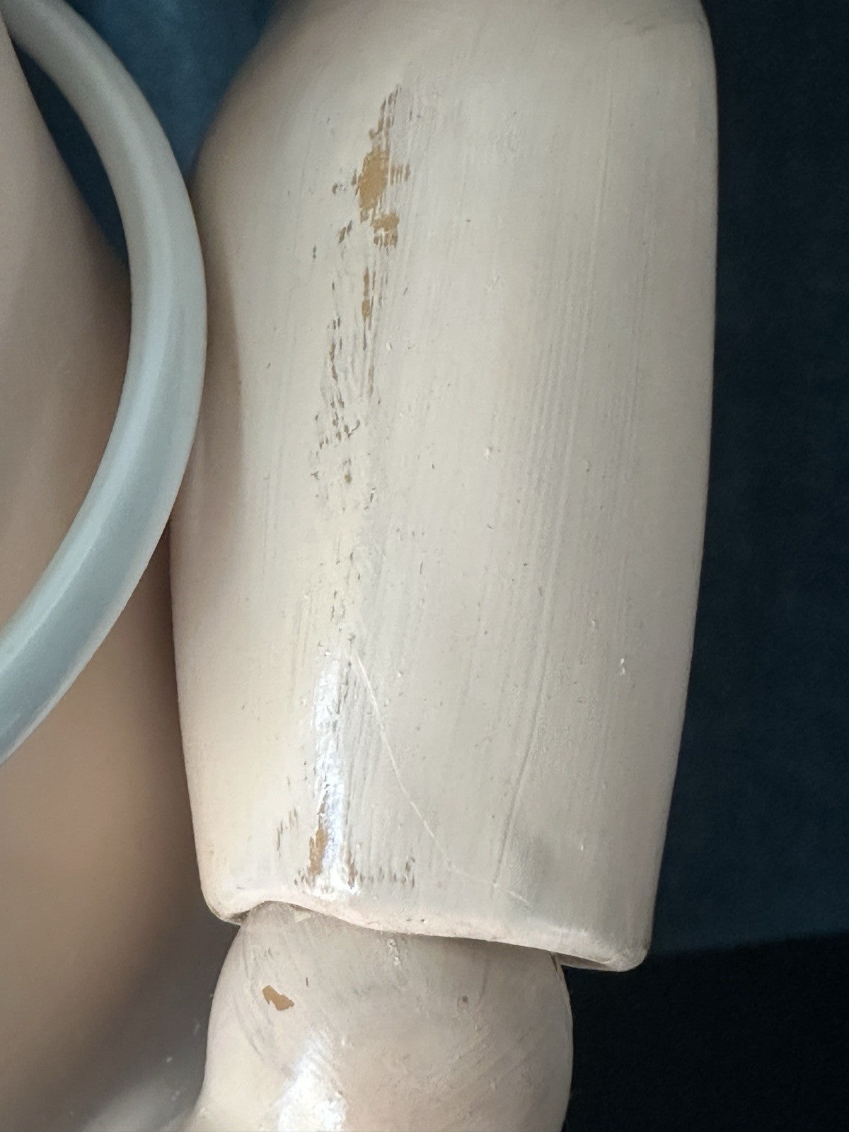 Vintage Artist Reproduction of Antique French Bru Jne 27” Doll Porcelain Head