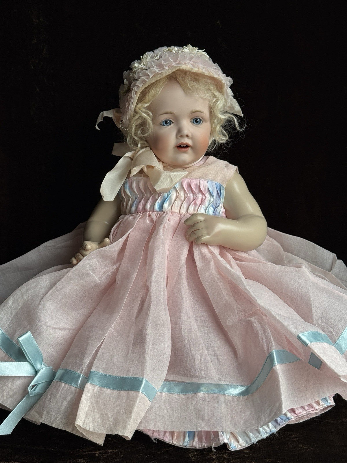Colleen Phillips Porcelain Compo 22” Repro of Antique Kestner 237 Hilda Doll