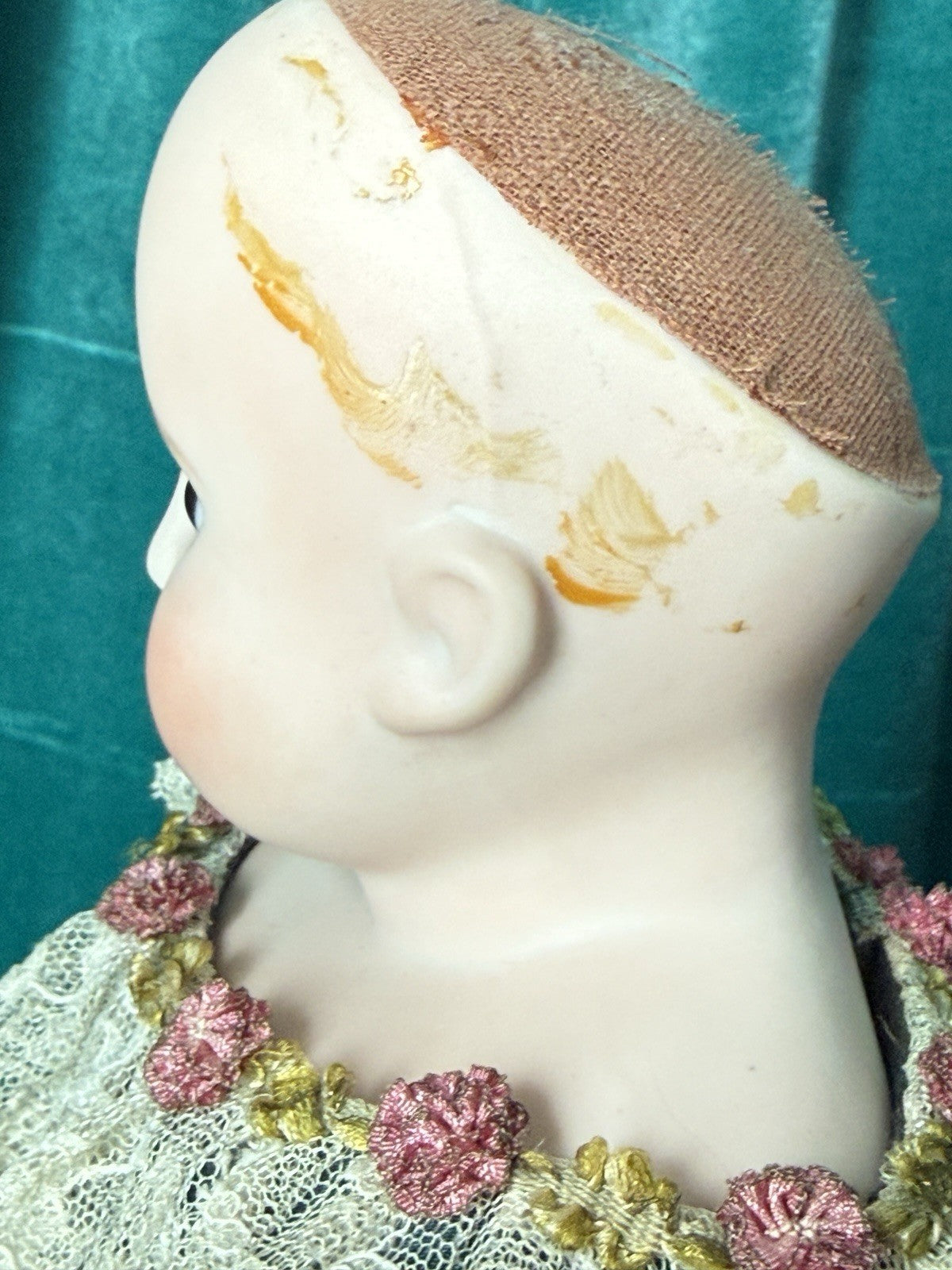 Vintage Reproduction of Kestner Alphabet Series (?) Turned Head 19” Doll
