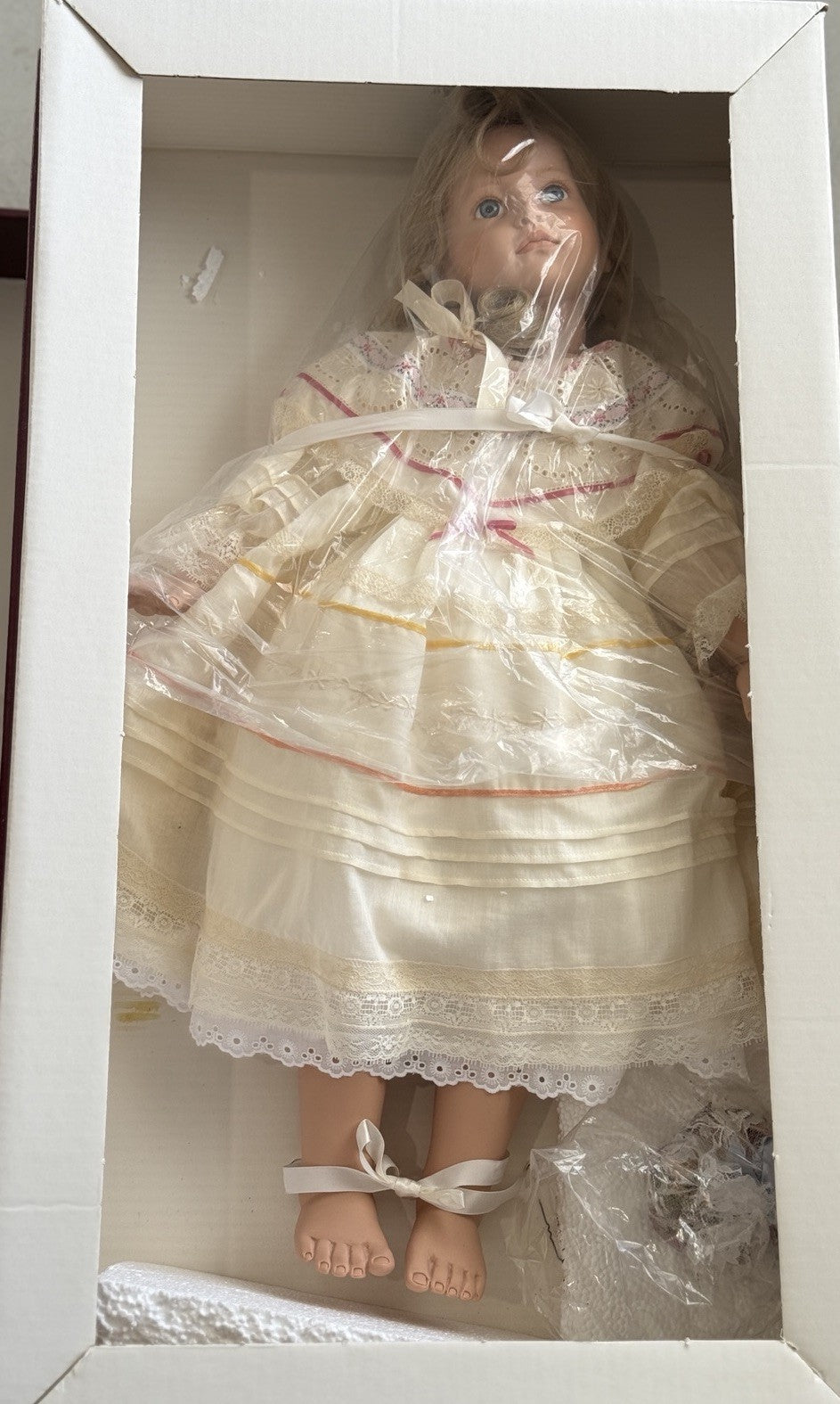 MIB Artist Hildegard Gunzel Vinyl 24” Doll “Tricia” LE 2000 Box/Tag/COA