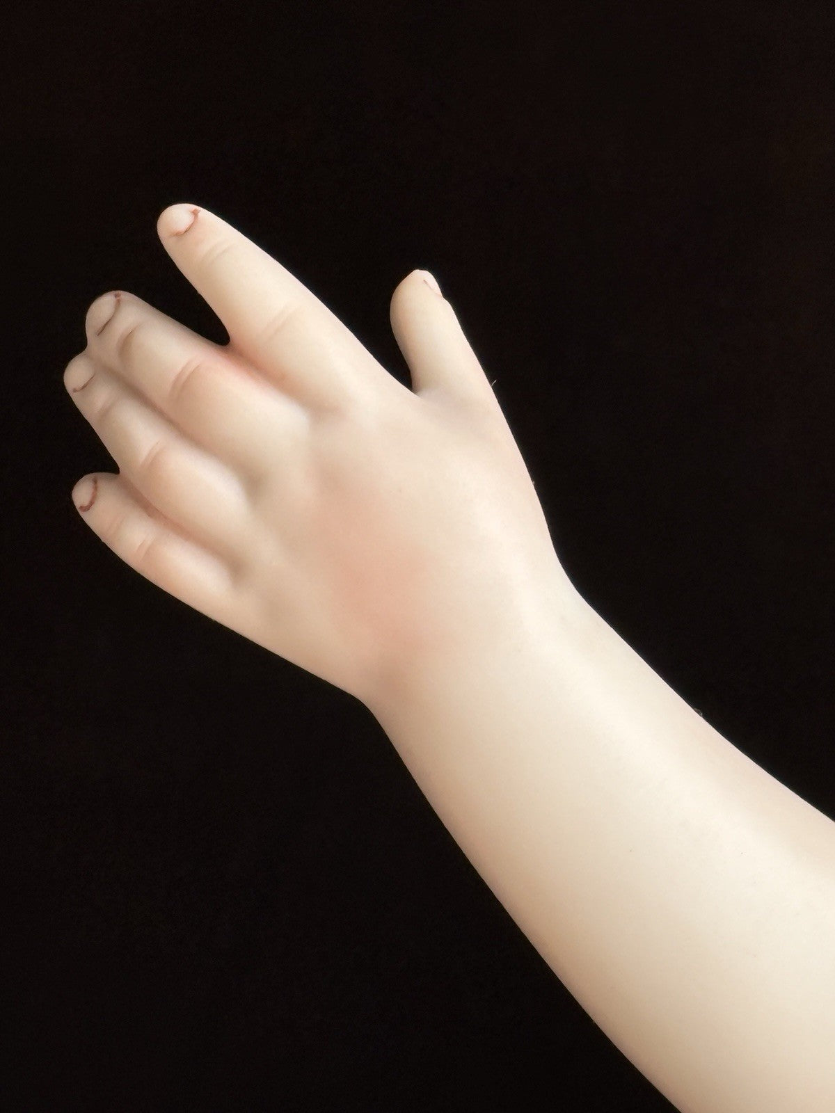 Porcelain 18” Reproduction of Antique French Bru Circle Dot Doll by Mimi