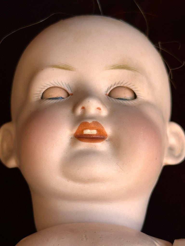 Rare Antique German 11” Bahr & Proschild 604 Bisque Head Baby Doll