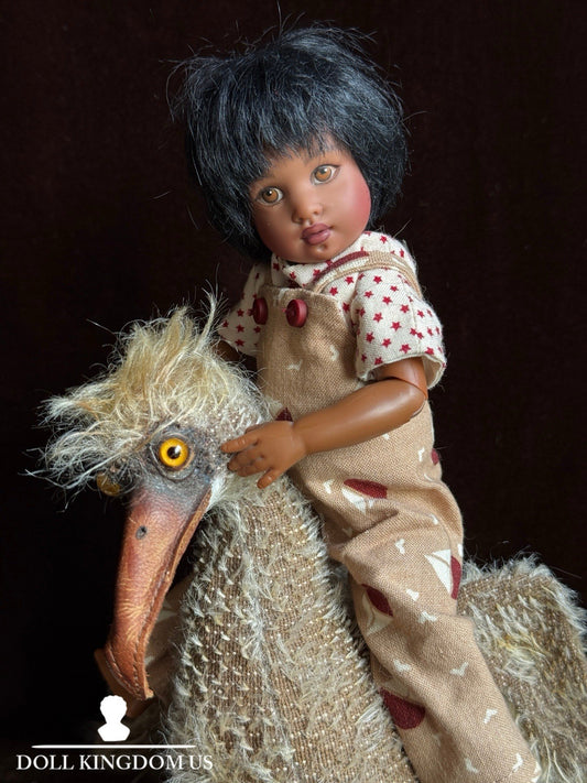 Collectible 7.5” Helen Kish Mowgli Vinyl Jointed Boy Doll