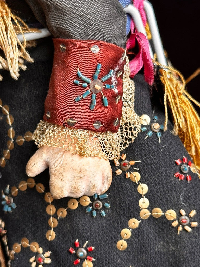 Unidentified Antique French/Italian (?) 16” Bisque Head Doll