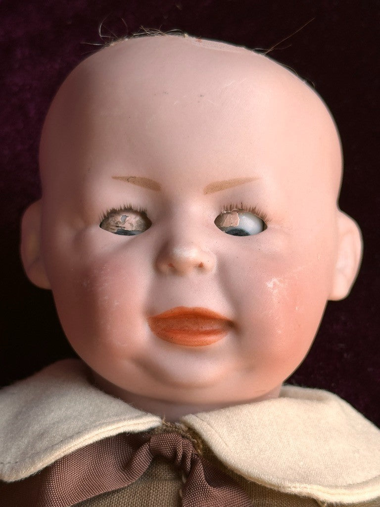 Antique German 15.5” Simon Halbig 1428 Bisque Head Toddler Character Doll