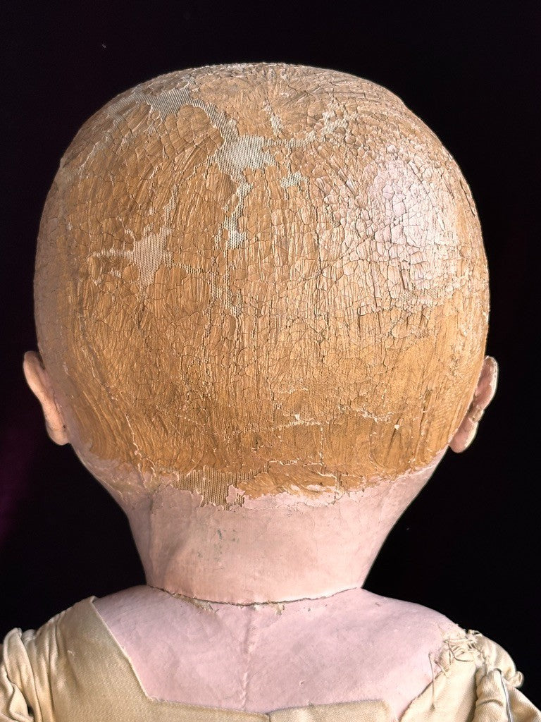 Large Antique American Martha Chase 25" Oil Painted Cloth Baby Doll