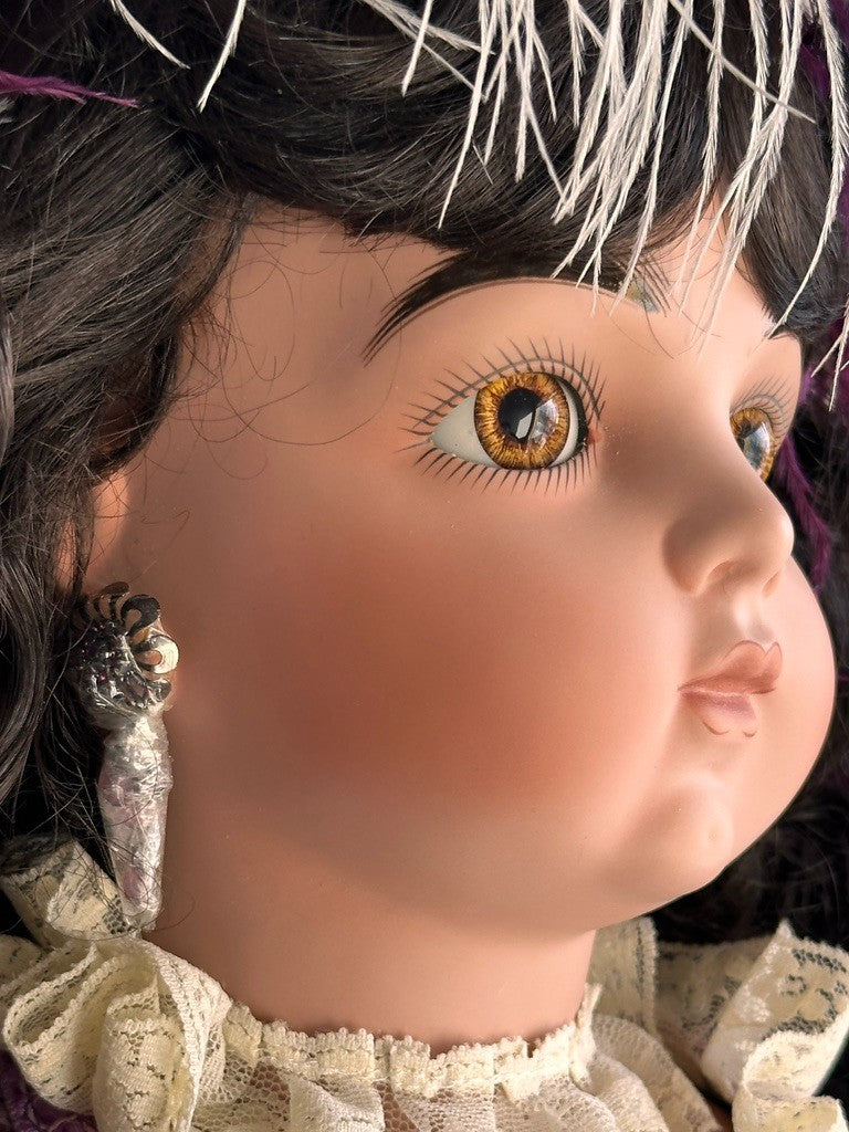 Huge Mary Benner 36" Porcelain Repro of French Bru Jne Michiko Doll LE 750