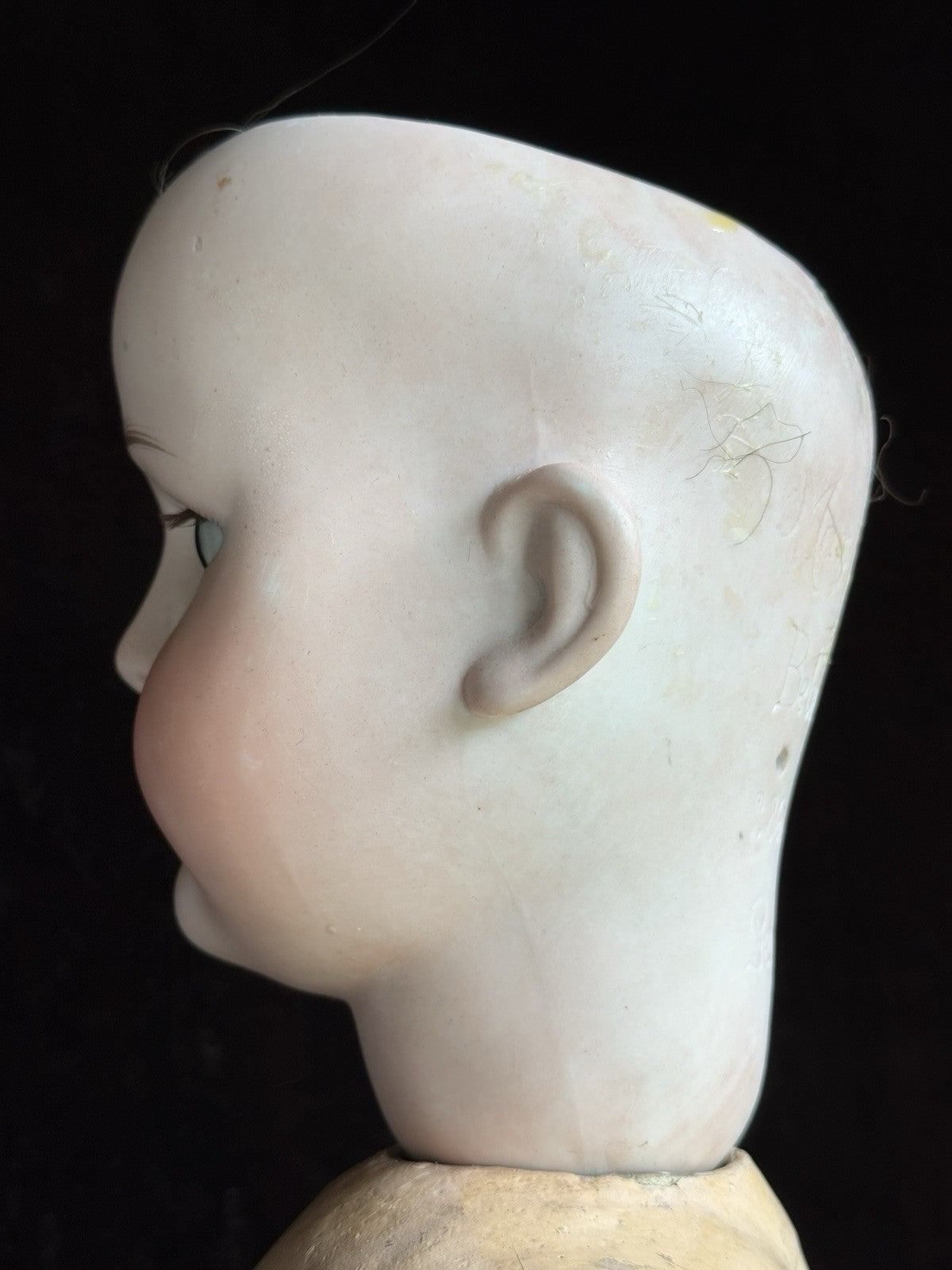 Antique German 28.5” Max Handwerk Bebe Elite 286 Bisque Head Doll