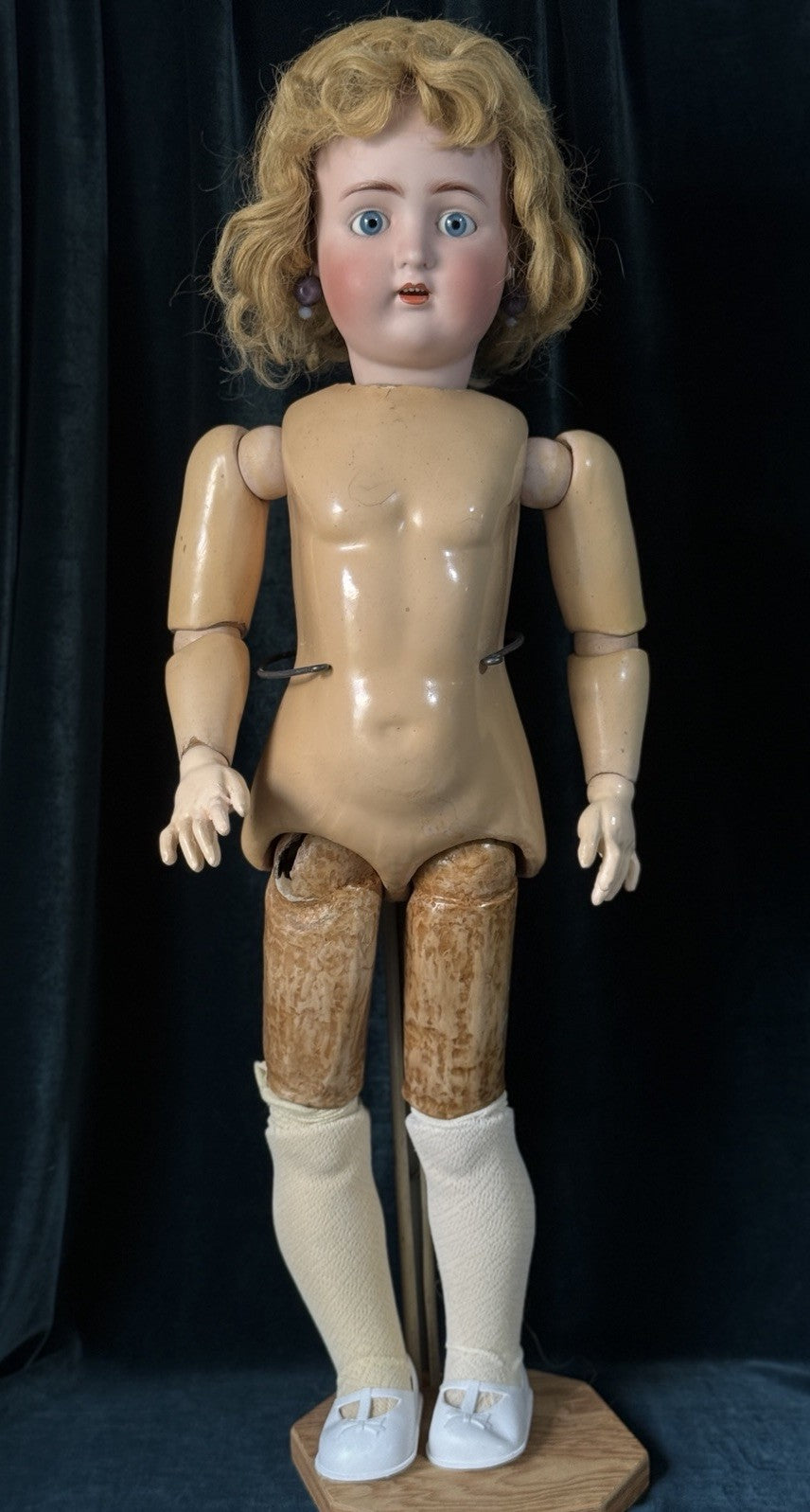 Antique German ABG Alt Beck & Gottschalk Mold 1362 Character Sweet Nell 27” Doll