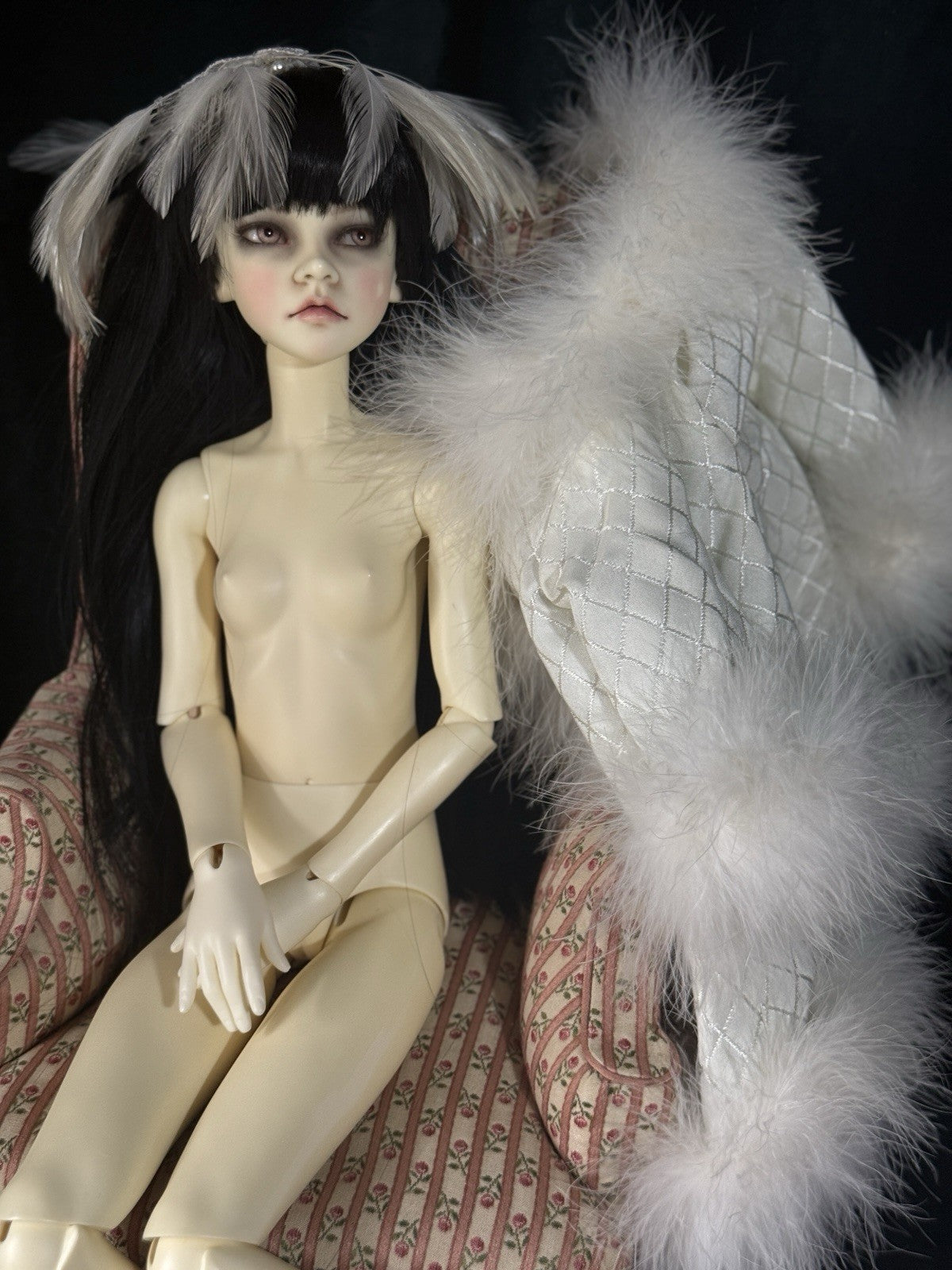 Artist Painted Dollstown Company Resin Fashion BJD 23” Elysia Head Doll