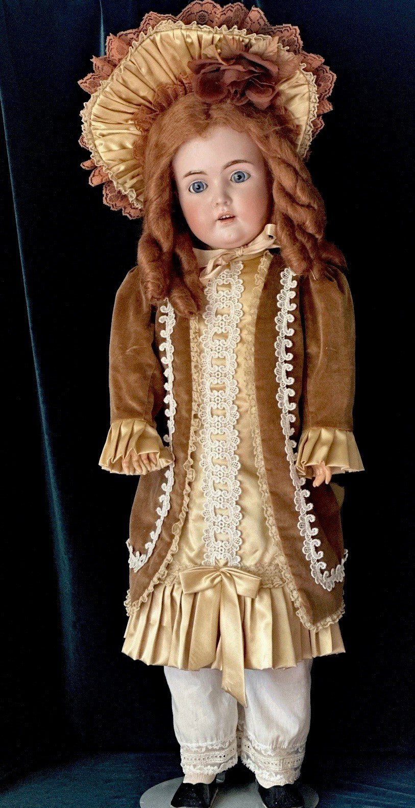 Antique JDK Kestner Mold 171 29” Doll Bisque Head Stamped Composition Body