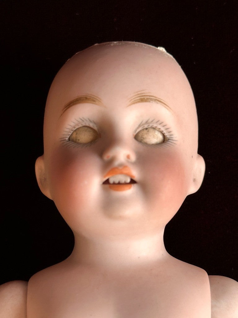 Large Antique German 7.5” Kestner 150 All Bisque Mignonette Doll